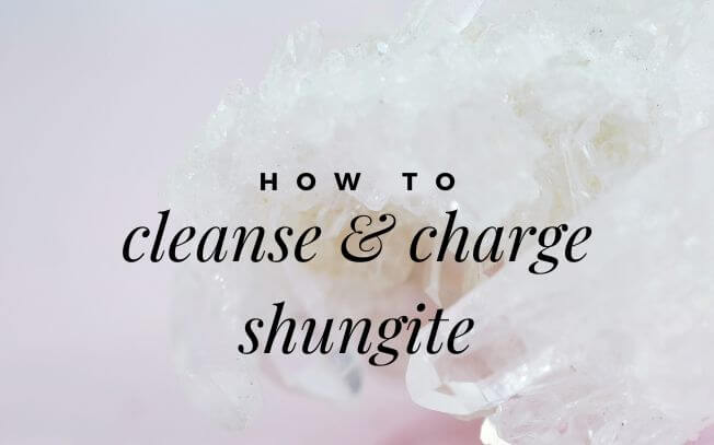 How To Cleanse And Charge Shungite