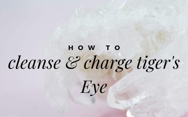 How To Cleanse And Charge Tiger's Eye