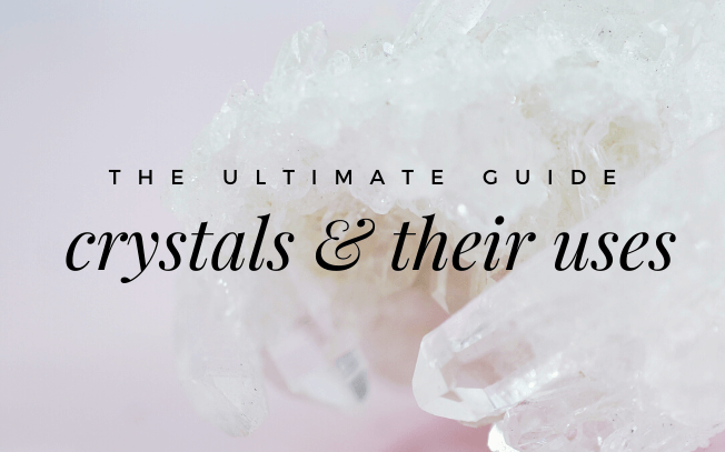 image with text overlay: the ultimate guide: crystals and their uses