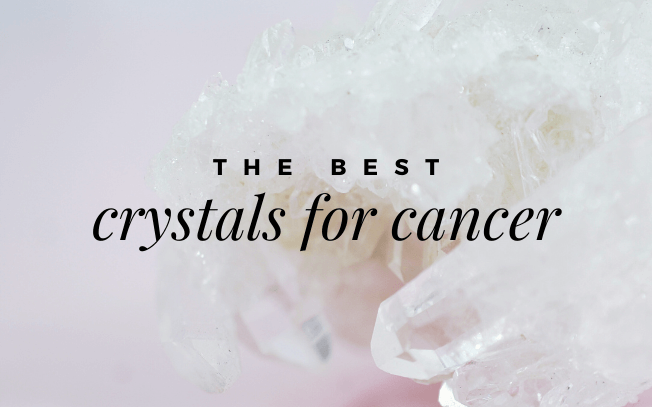 image with text that reads: the best crystals for cancer.