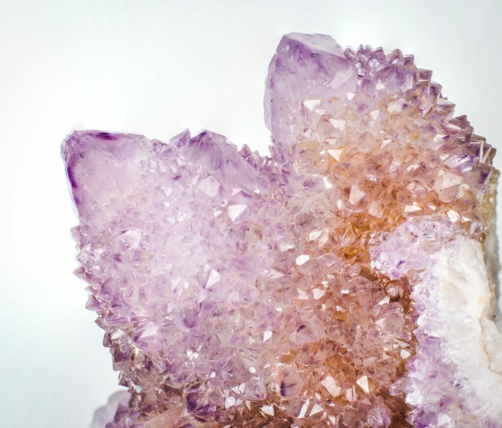 A spirit quartz crystal.