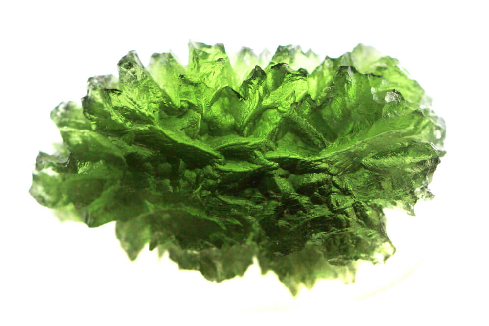 A green crystal.