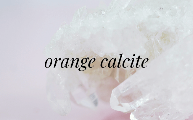 orange calcite.