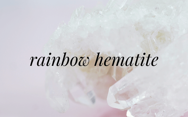 rainbow hematite.