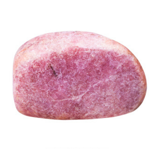 A pink gemstone